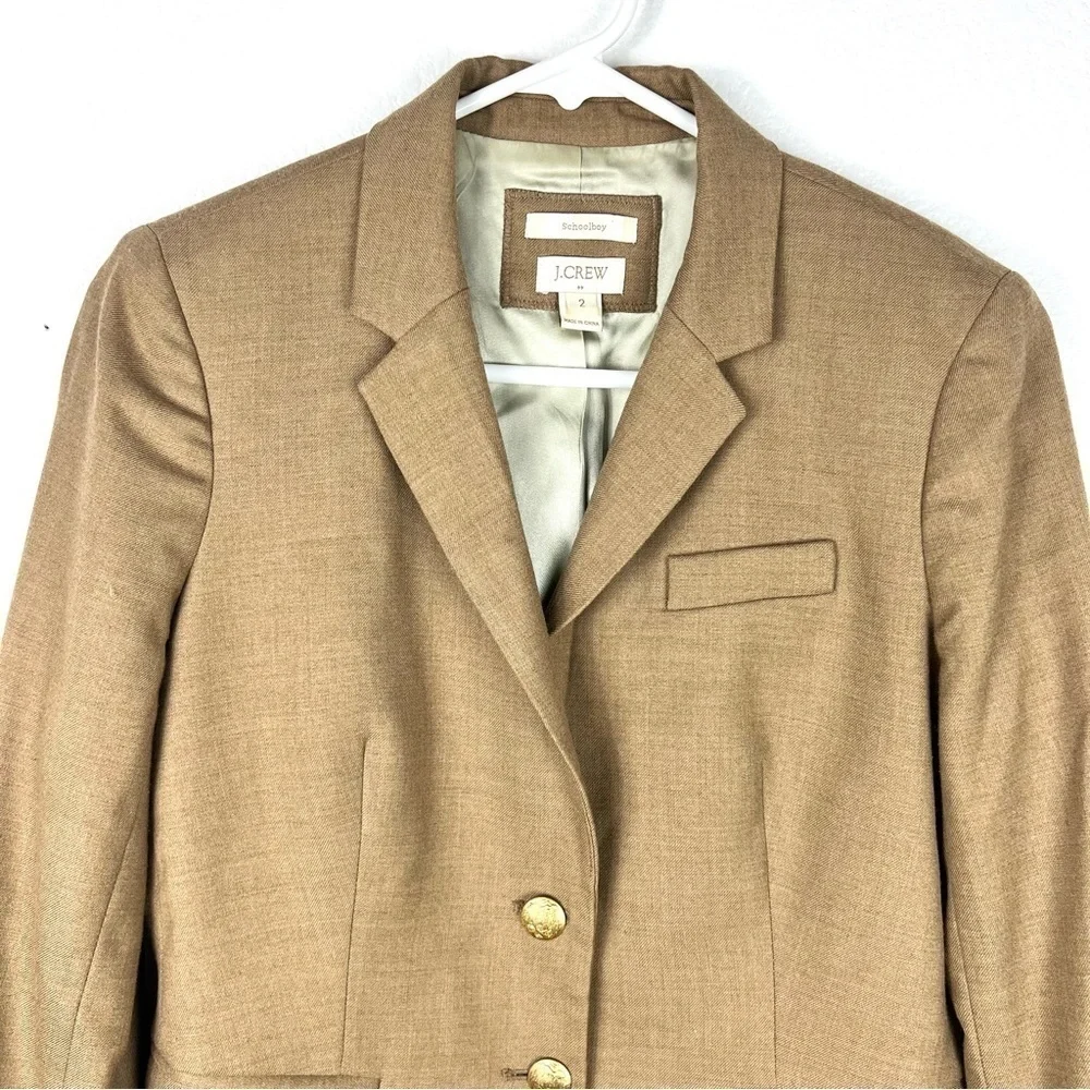J crew school boy blazer size 2